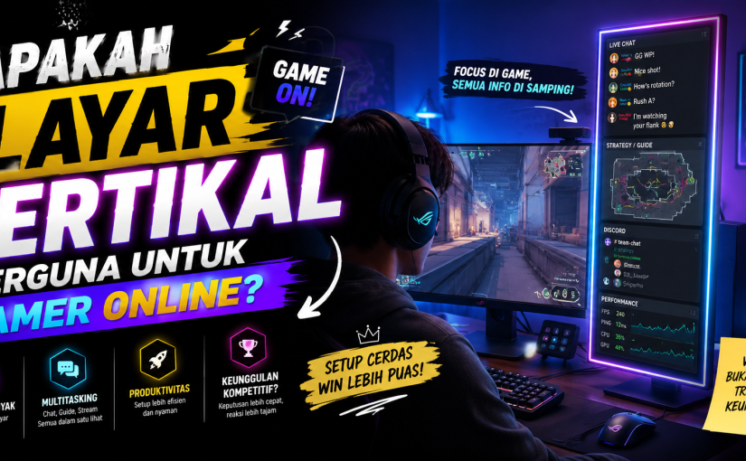 Layar Vertikal untuk Gamer: Menguntungkan atau Sia-sia?
